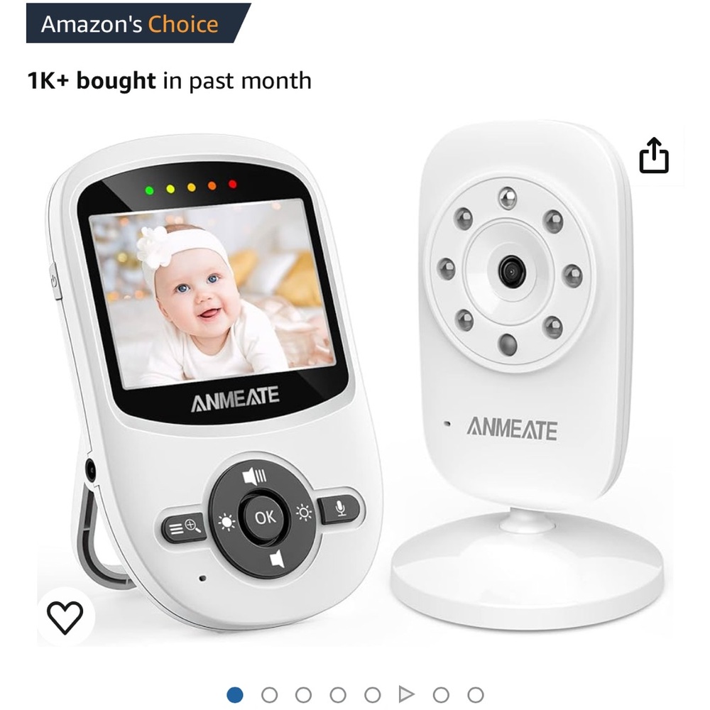 ANMEATE Baby Monitor with Camera